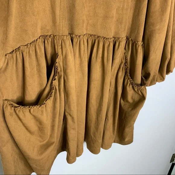 Free People Abbie Vegan Suede Dress - Picture 15 of 16